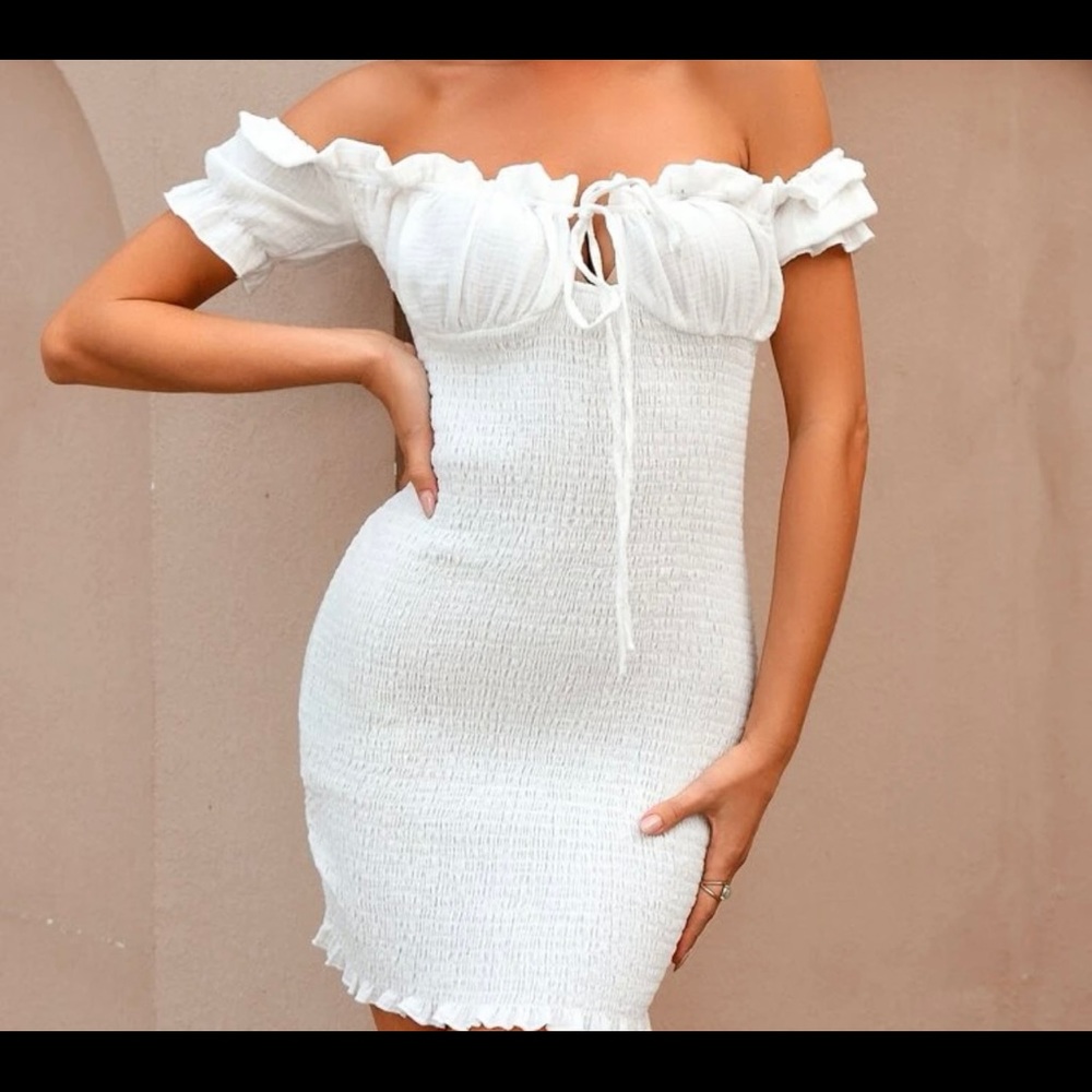 White summer dress